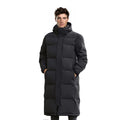 Winter Hooded Overcoat Long Jacket Stylish Lightweight Quilted Warm Puffer Coat