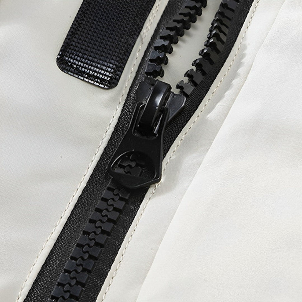 White 3XL Winter Fur Hooded Down Jacket Stylish Lightweight Quilted Warm Puffer Coat