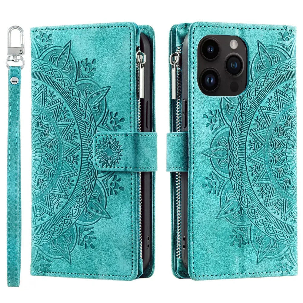 Imitation Leather Mobile Phone Protective Shell & Wallet In One