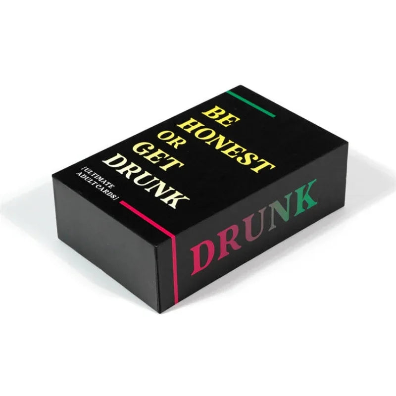 English Version BE HONEST OR GET DRUNK Sincere Drinking Leisure Party Card Game