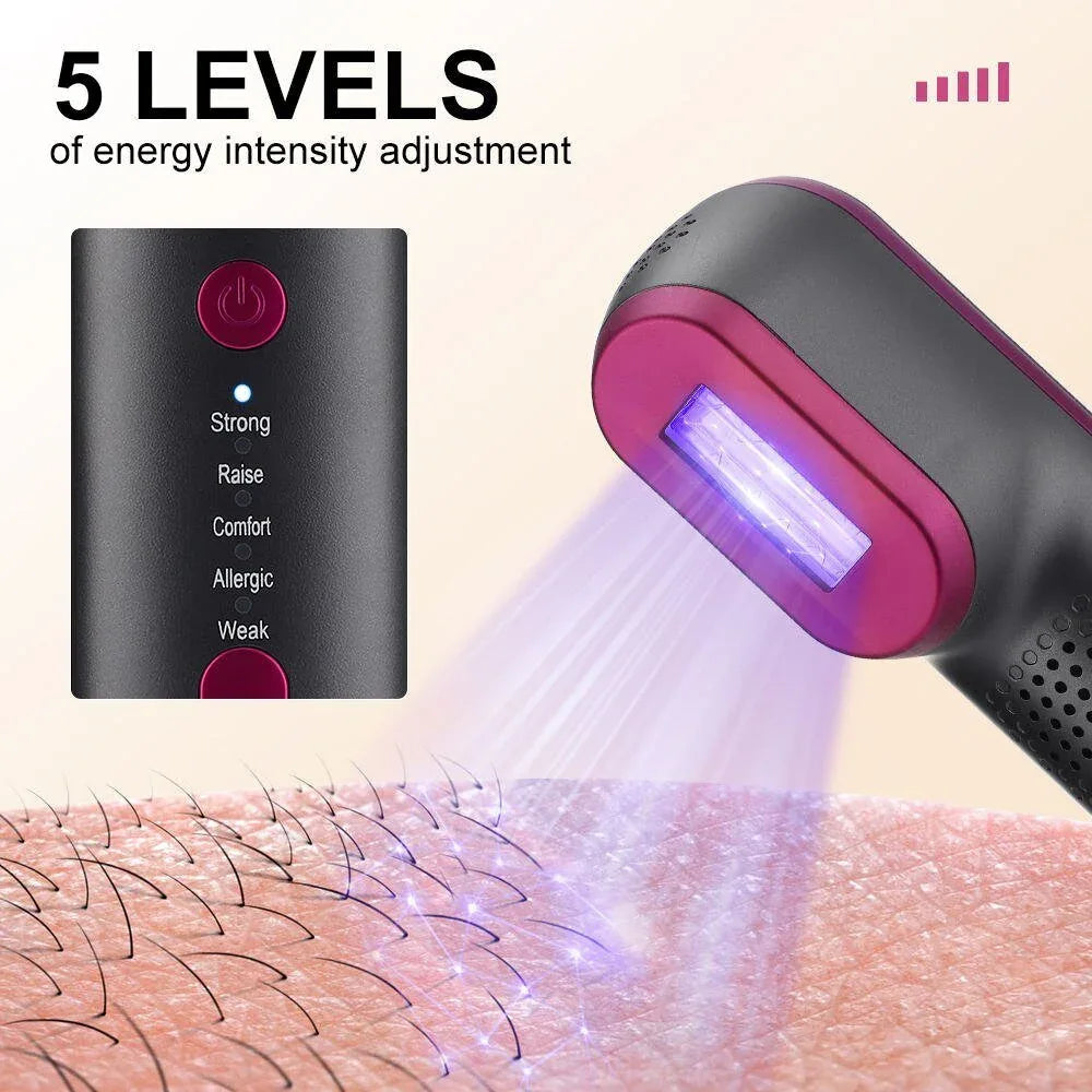 10 0000 Flashes IPL Hair Removal Device For Home 5-speed Pulse Light Painless Laser Hair Removal Device