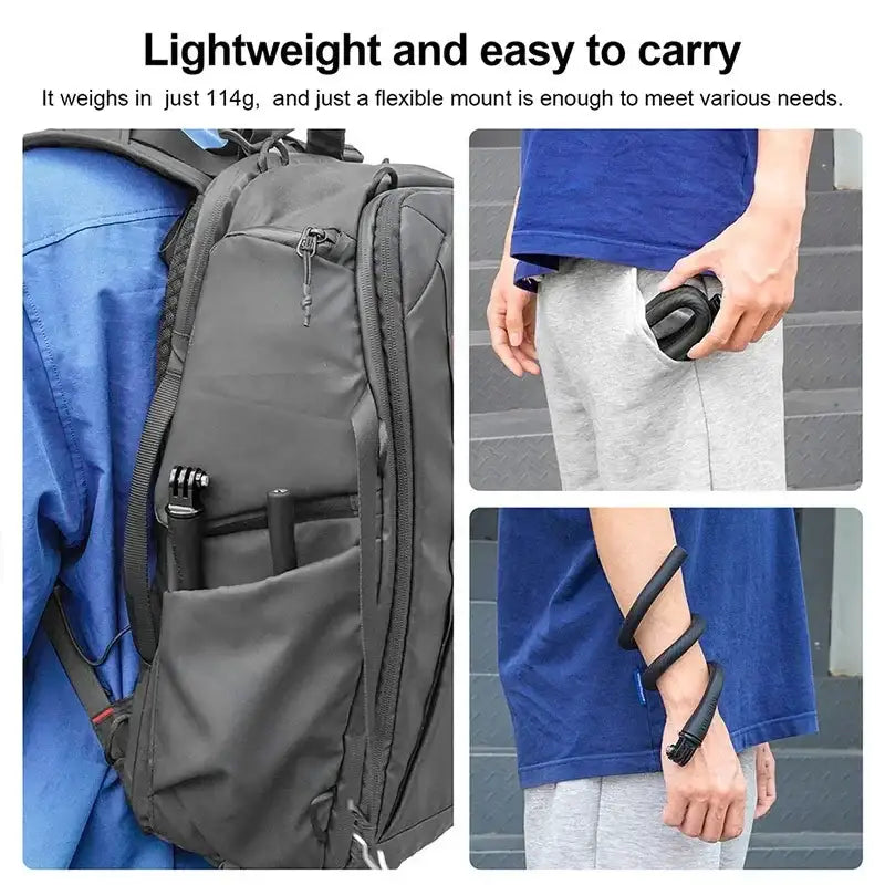 Telesin Flexible Mount - Flexibelt Svanhalsfäste 1/4" till GoPro