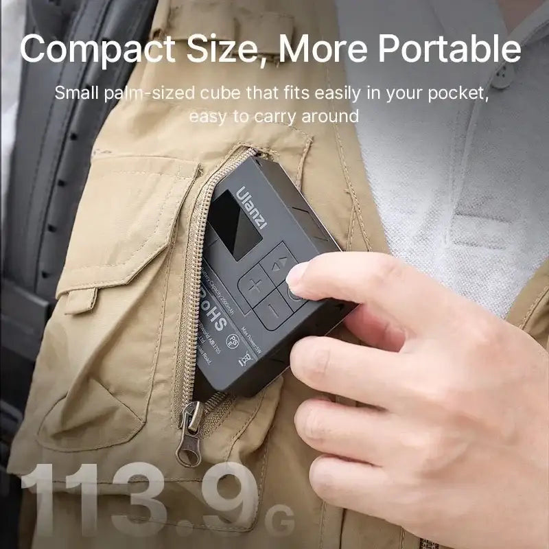 Ulanzi VL49RGB Pro – Kompakt belysning för foto & video med RGB, magnetfäste och full kontroll