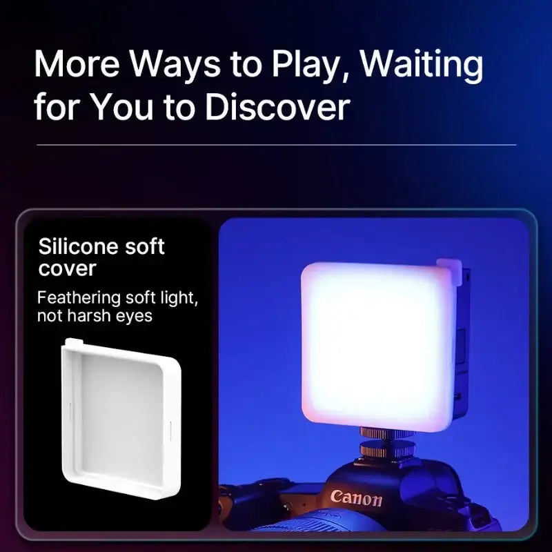 Ulanzi VL49RGB Pro – Kompakt belysning för foto & video med RGB, magnetfäste och full kontroll