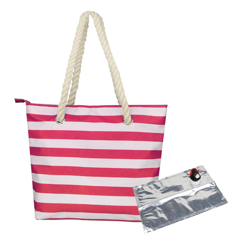 Insulated Tote Bag with Drink Dispenser