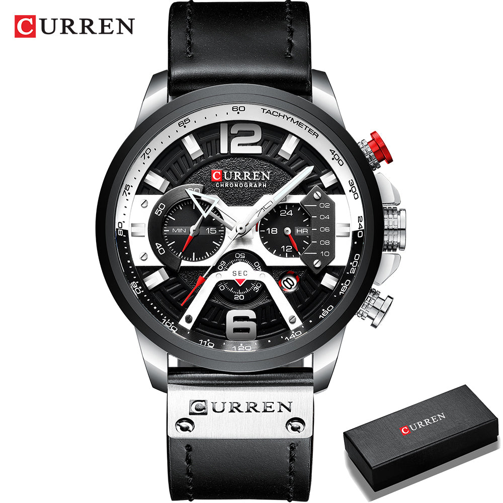 Curren Herrenuhr mit Chronograph und Box