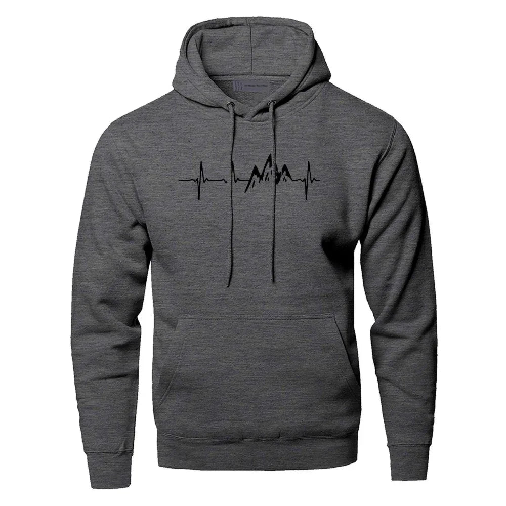 Men's Warm Comfortable Polyester Hoodie
