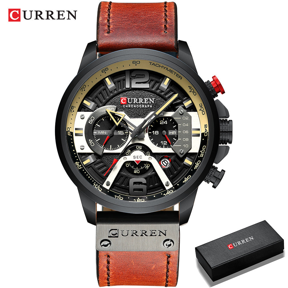 Curren Herrenuhr mit Chronograph und Box