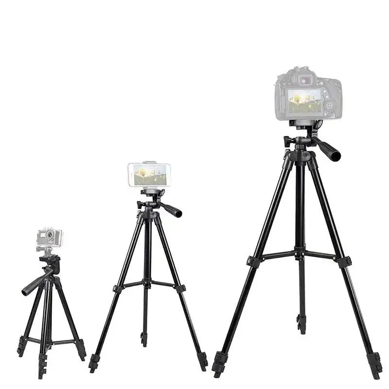 Tripod / kamerastativ 360° Light + mobilhållare - Aluminium 370-1020mm