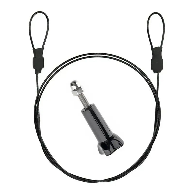Säkerhetslina/vajer för kamera metall inkl. låsskruv