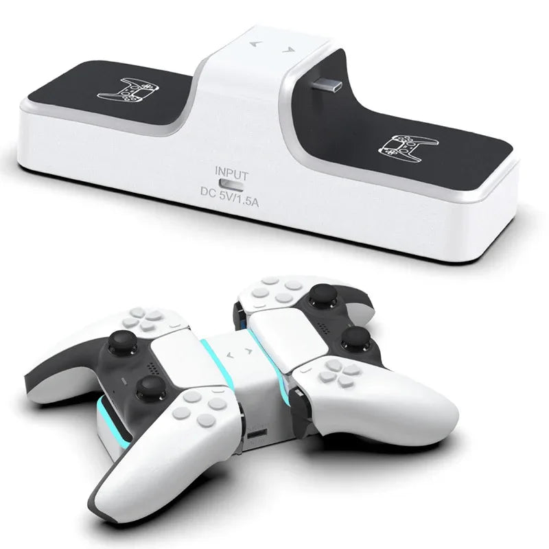 PS5 Console Controller Double Charger