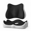 Memory Foam Seat and Back Cushion Set