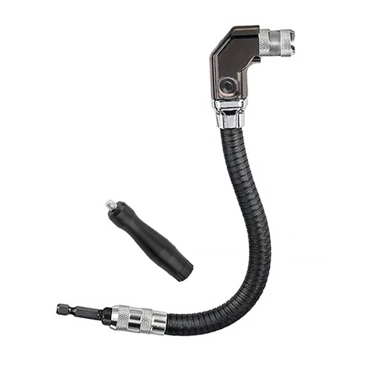 Flexible Right-Angle Drill Attachment
