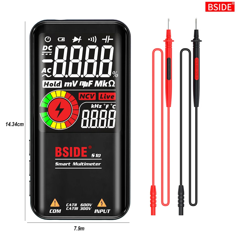 Smart Digital Multimeter with Color Display