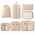 Seven-Piece Travel Packing Organizer Set