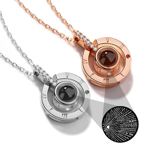 Halskette „Ich liebe dich“ in 100 Sprachen