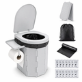 Foldable Portable Camping Toilet
