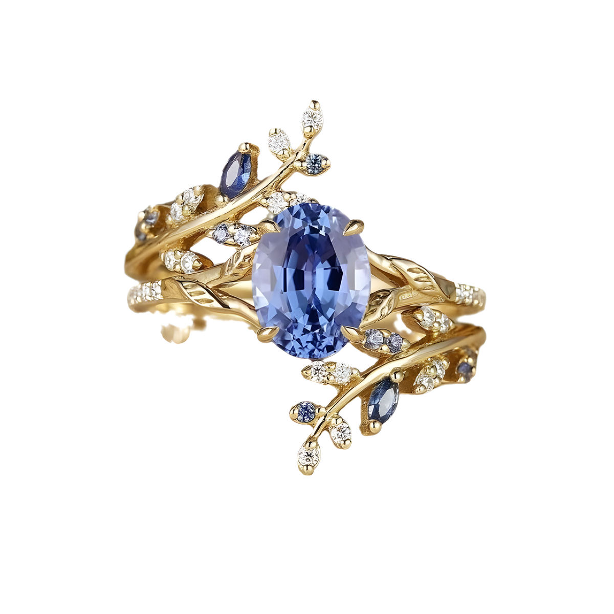 Leaf-Vine Stacking Ring Set