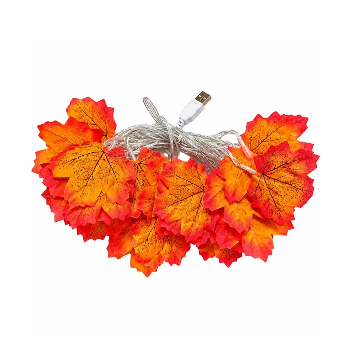 USB Maple Leaf String Lights