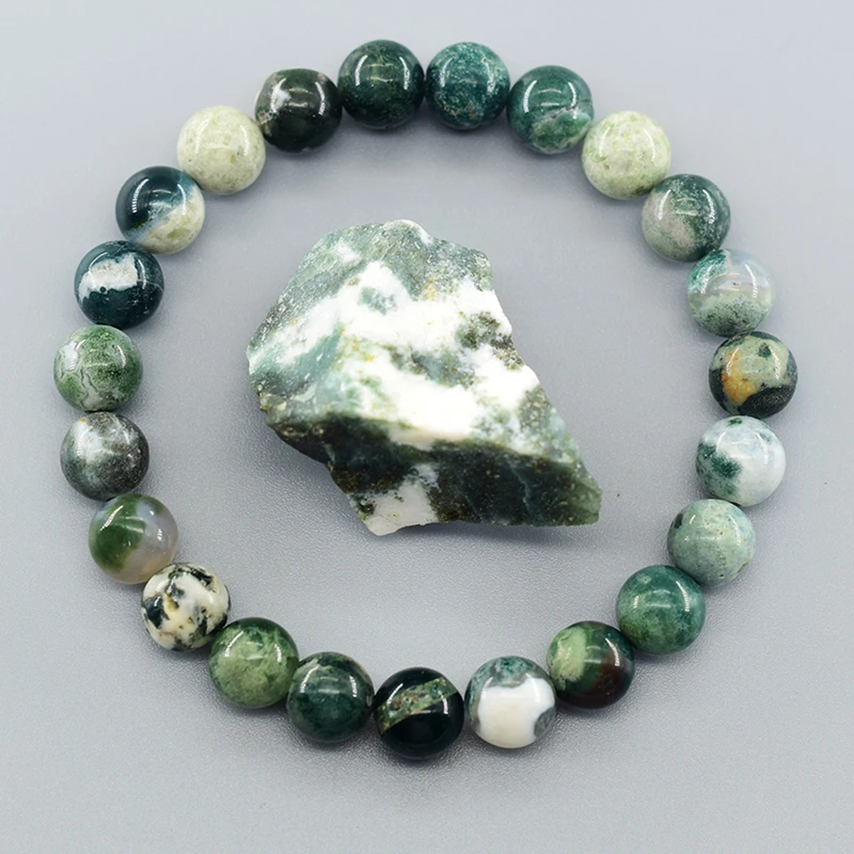 Natural Stone Bead Bracelet
