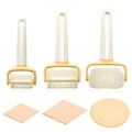 Three-Piece Pastry Cutter and Roller Set