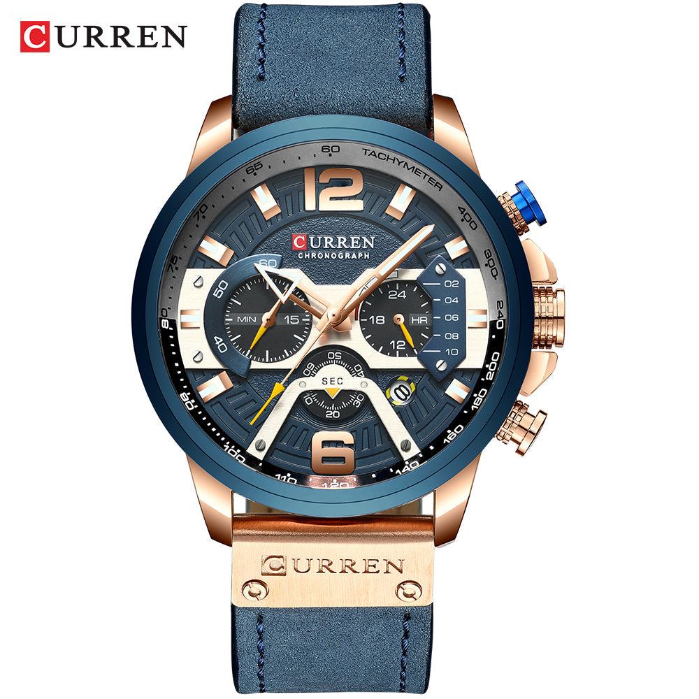 Curren Herrenuhr mit Chronograph und Box