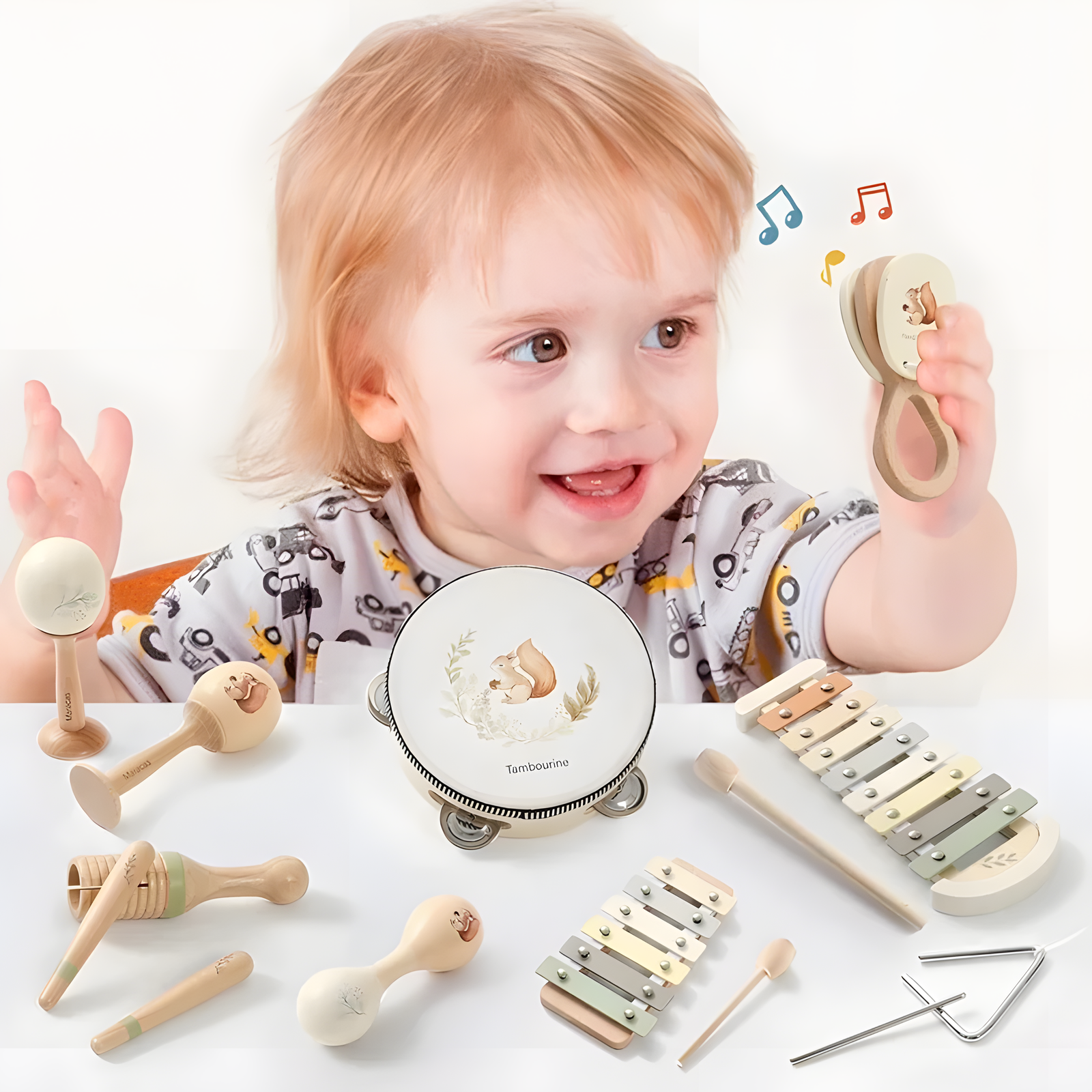 Wooden Children's Music Set