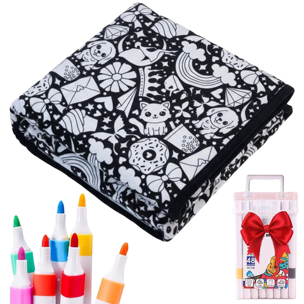 DIY Coloring Blanket