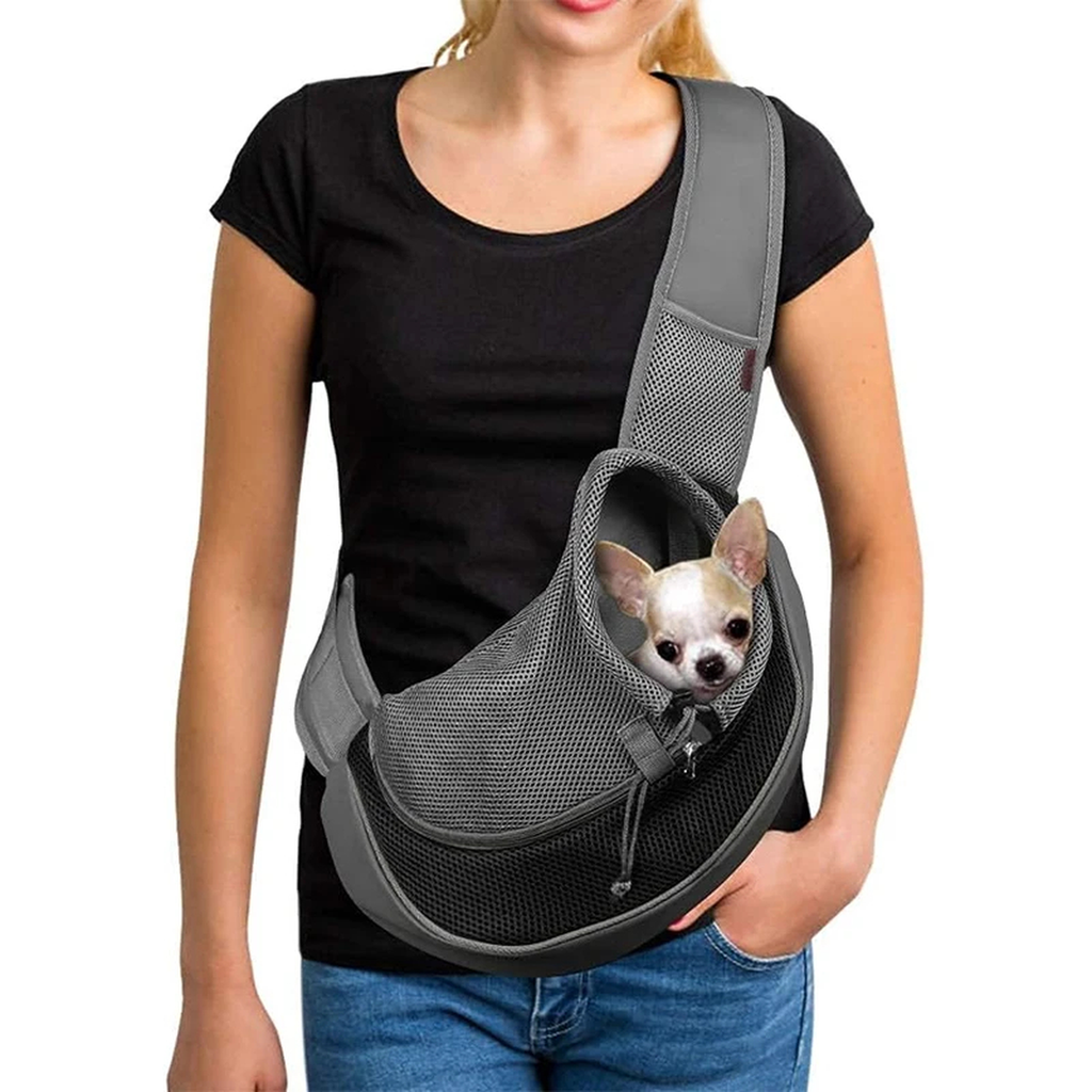 Reflective Pet Carrier Sling Bag