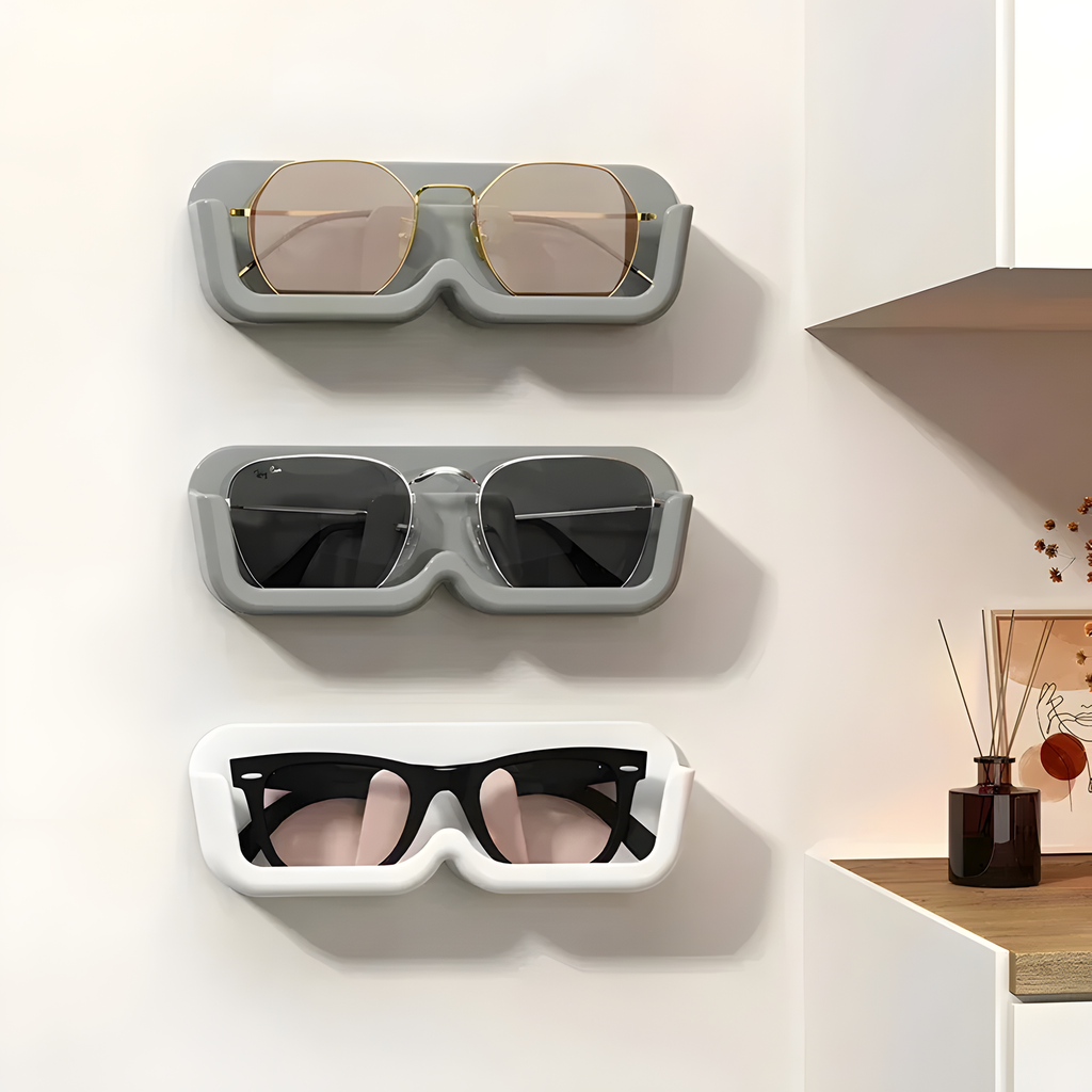 Wall Mounted Eyeglass Holder Shelf