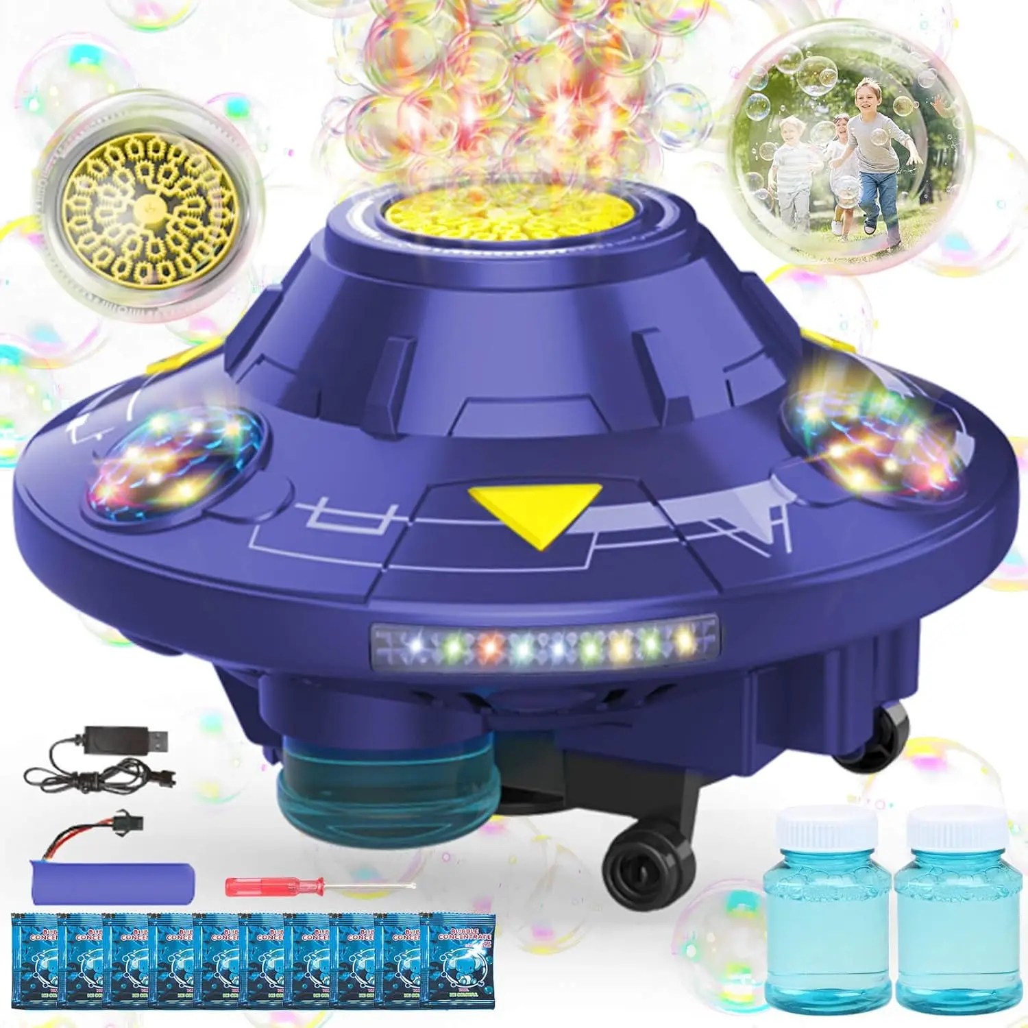 Flying Saucer Bubble Machine
