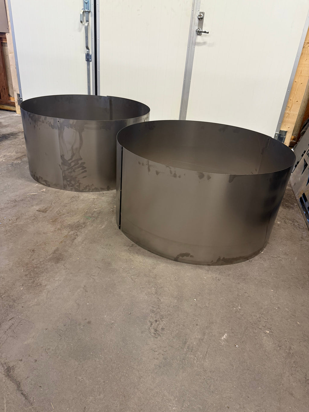 Odlingslåda Rund Corten