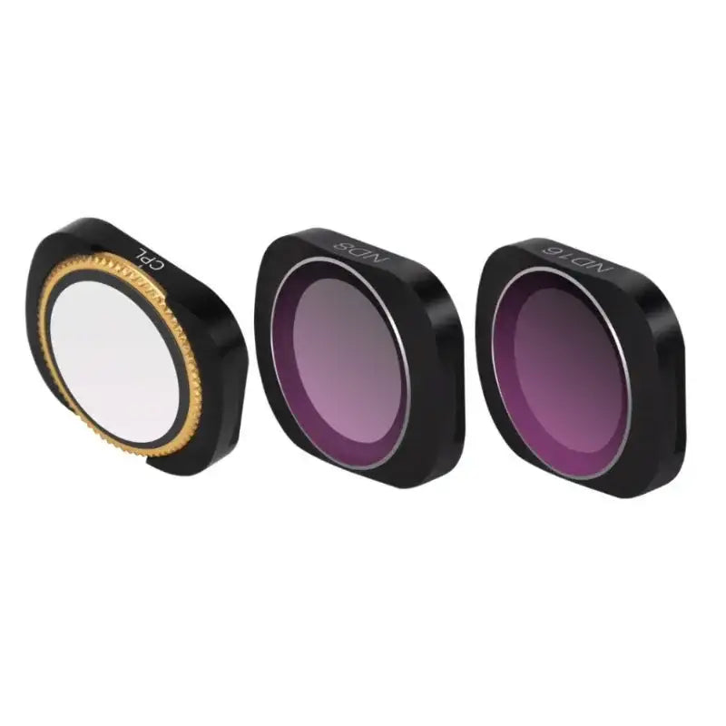 Filter 3-pack - ND8 + ND16 + CPL till DJI Osmo Pocket 1/2 - Kit