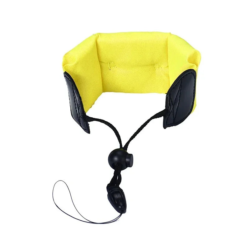 Flytande handledsrem med snabbfäste för din actionkamera - Gul