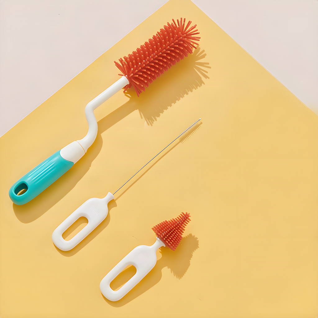 Bottle Brush Set with Storage Base