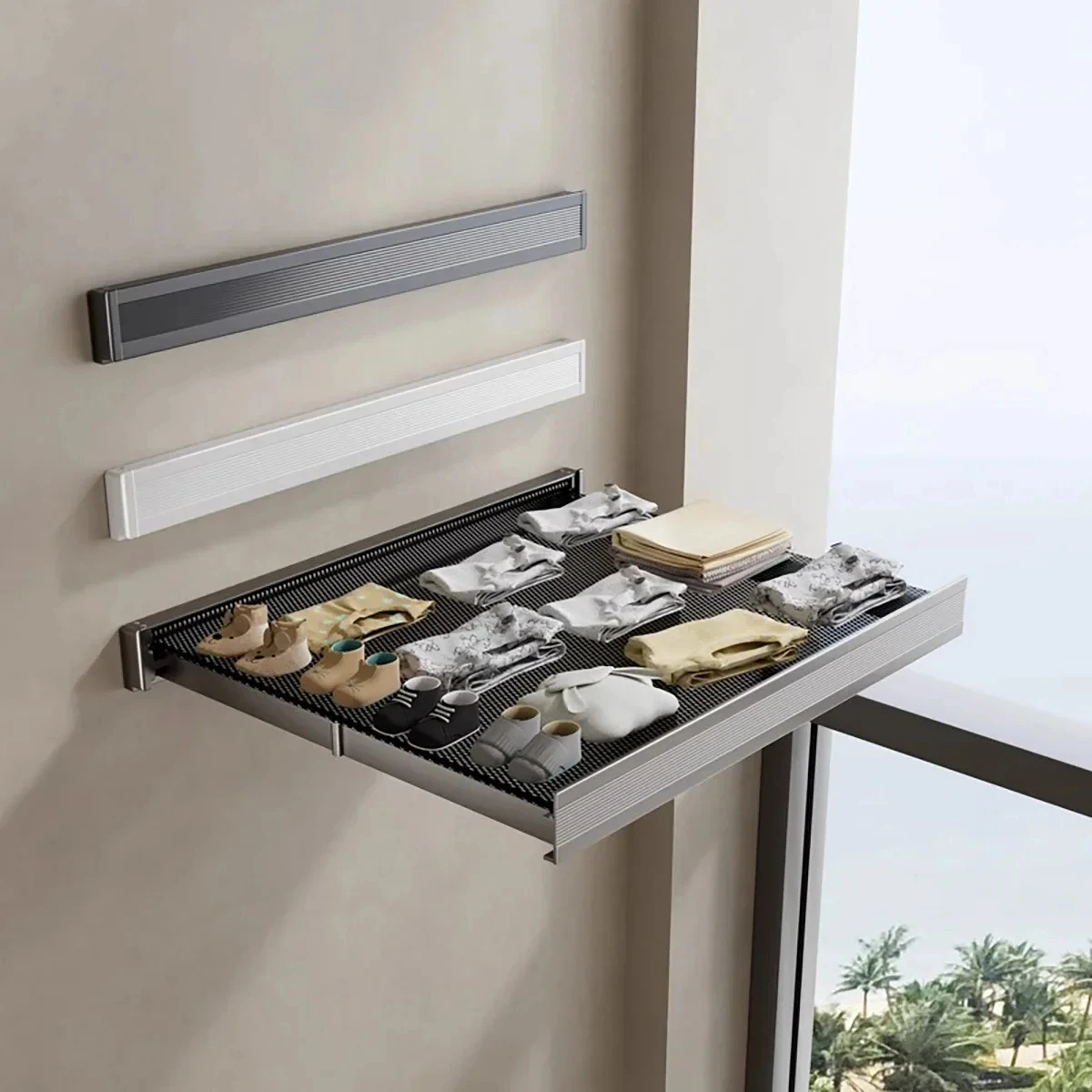 Folding Wall-Mounted Drying Rack
