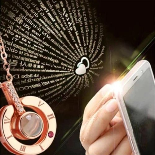 Halskette „Ich liebe dich“ in 100 Sprachen