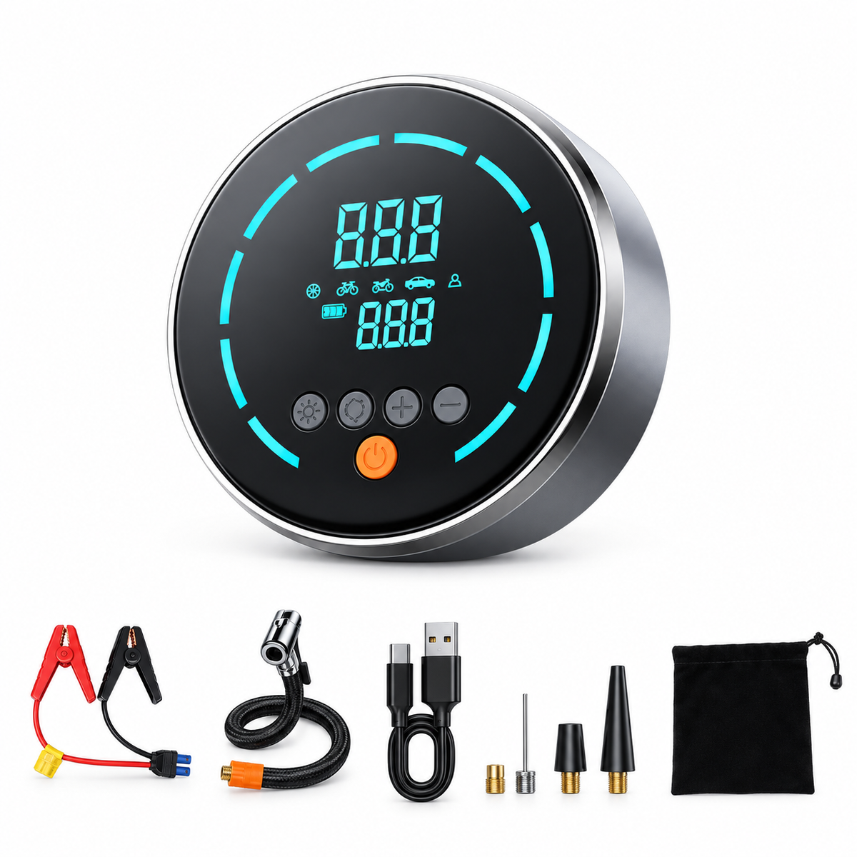 Portable Car Jump Starter and Air Pump