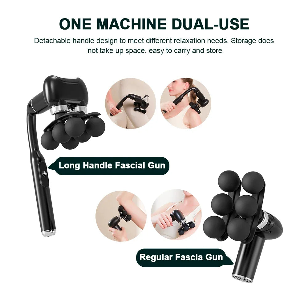 6-Heads Handhel Fascia Gun