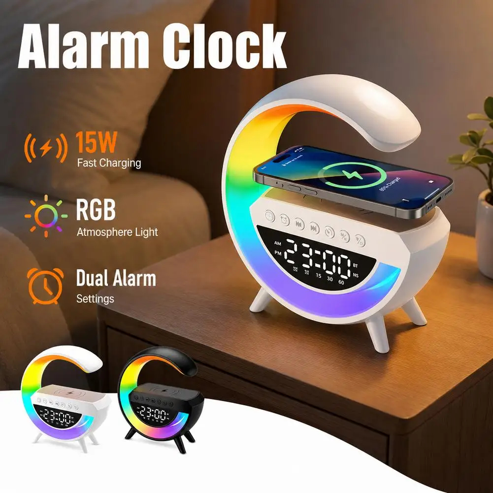 RGB Bluetooth Alarm Clock Speaker