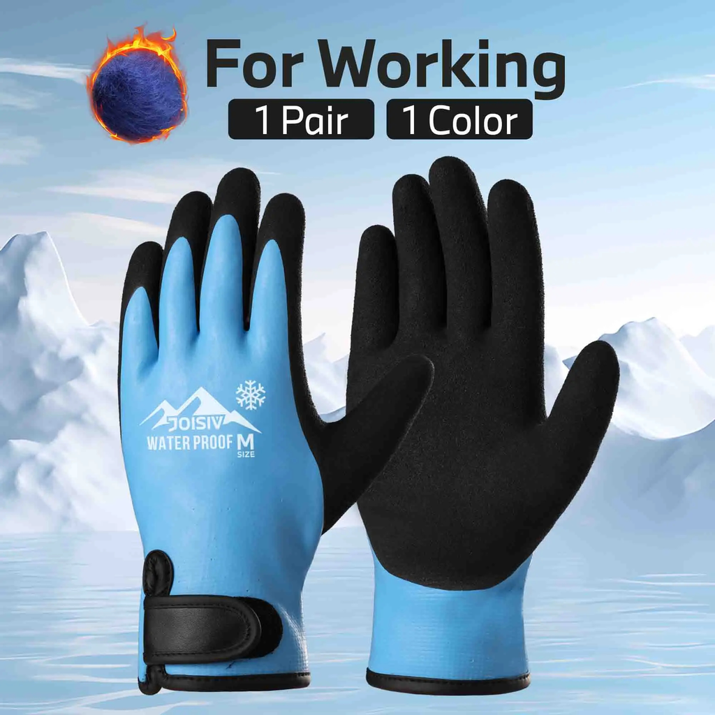 Fleece-Lined Winter Work Gloves