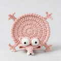 Crochet Mouse Drink Coaster