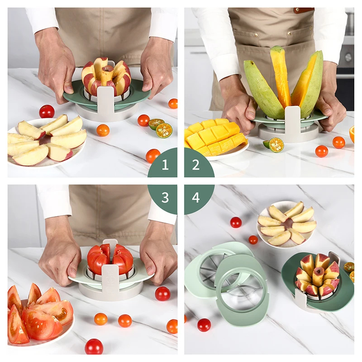 4-Piece Apple Slicer Set