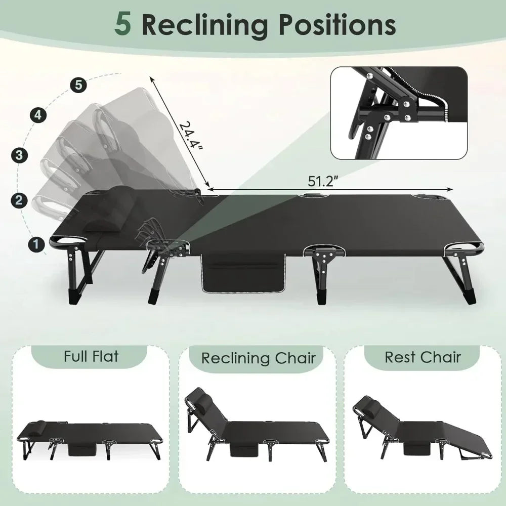 3-in-1-Klapp-Campingbett
