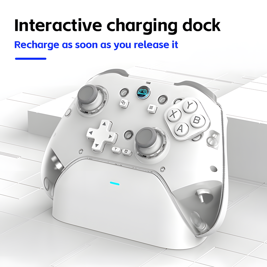 Wireless Game Controller with Charging Dock