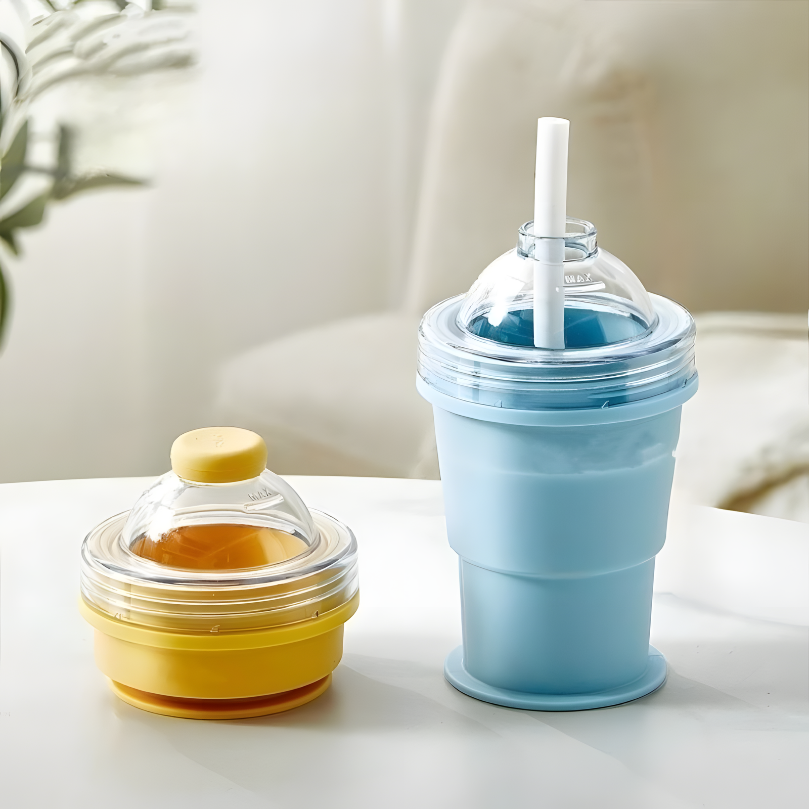 Foldable Silicone Ice Maker Cup