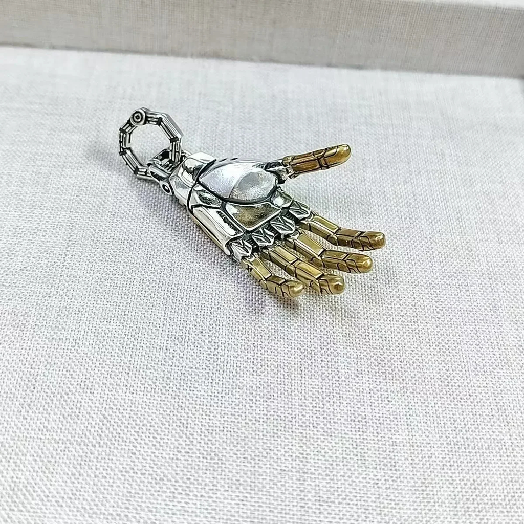 Mechanical Hand Pendant Necklace
