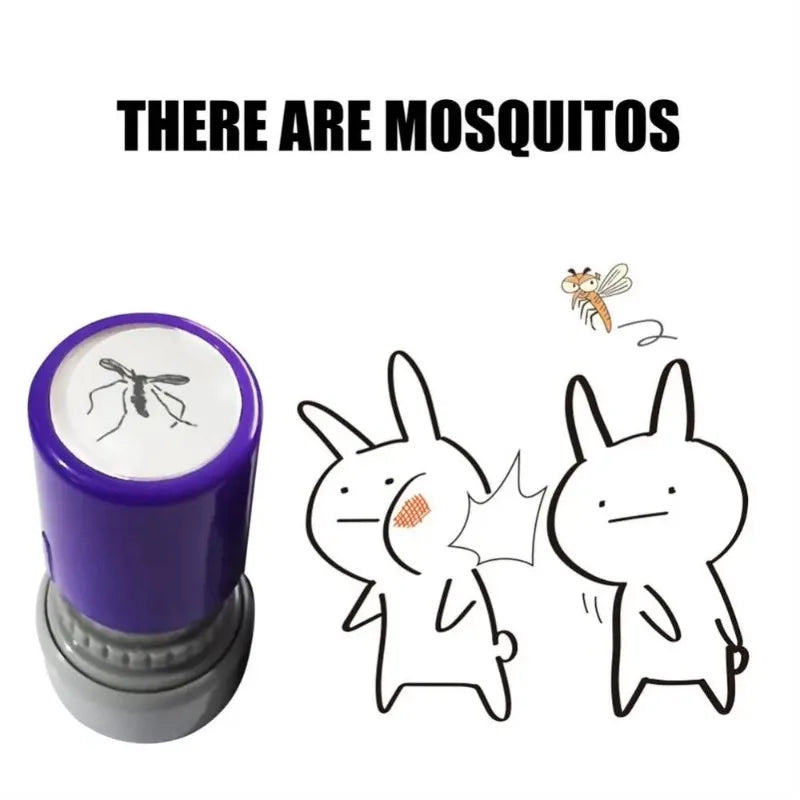Funny Mosquito Stamp