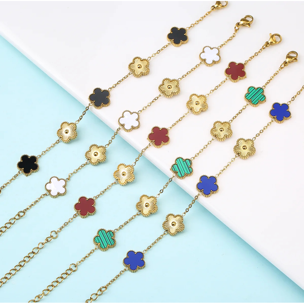Four-Leaf Clover Bracelet