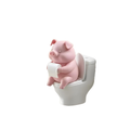 Pig Toilet Paper Holder Ornament